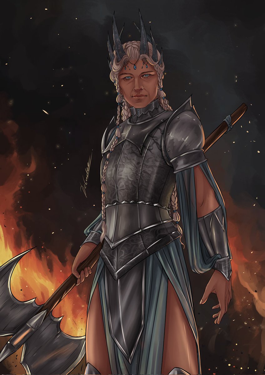 Dreamfyre, dragon humanization 💙