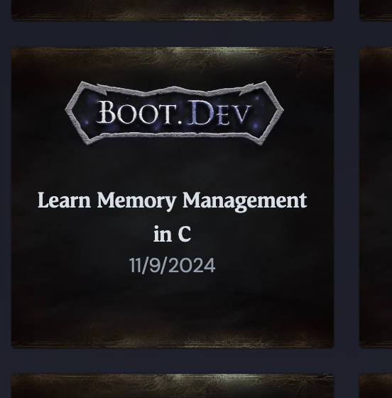 3DBeeing's tweet image. Dear C, I&apos;m sorry about all the terrible things I said about you before I took this awesome #bootdev course. Building a garbage collector was actually fun (if you need more evidence, I finished it on a Saturday night). Thank you, @teej_dv! @wagslane the banter throughout was 😂