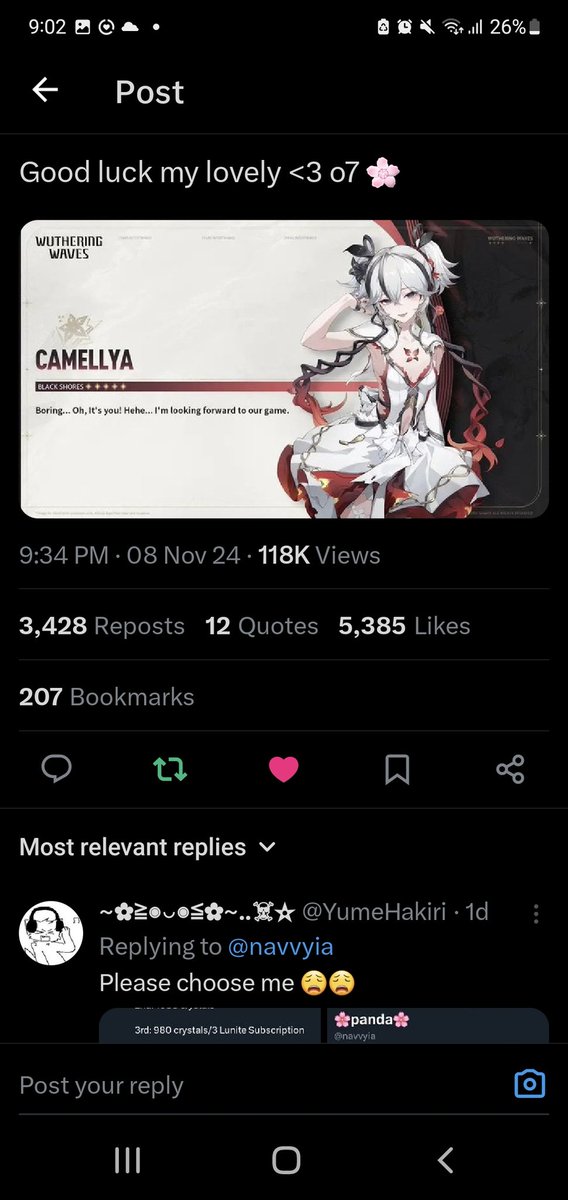 i_TedZyyy's tweet photo. @navvyia Just hopes and dreams... https://t.co/1dqQg5p1Zs