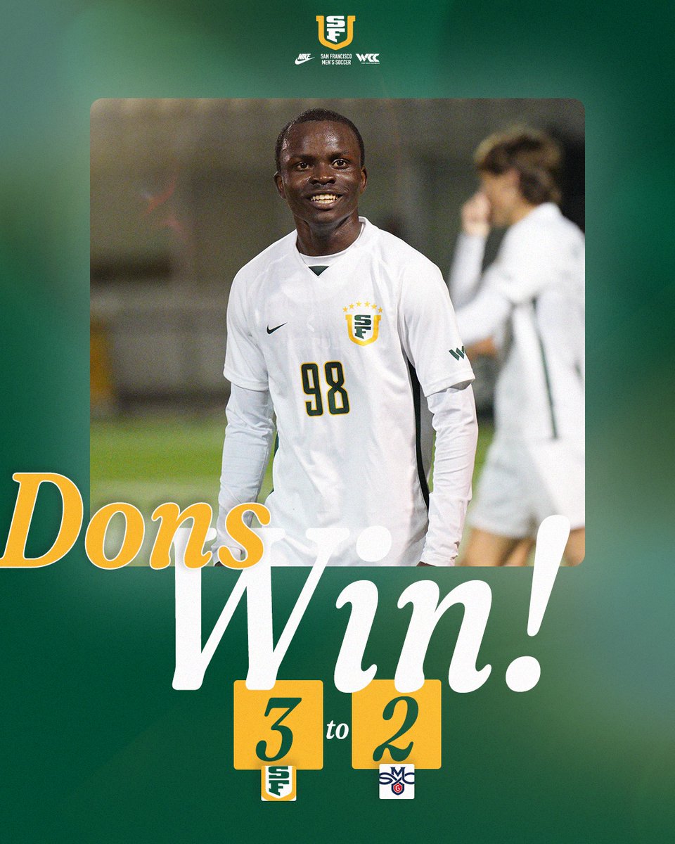 That's a winner 🥳

#USFDons | #WCCsports