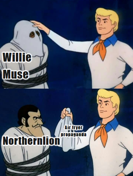 DadjokeNess's tweet photo. @Williesillie2 This meme is for the like five people who watch both willie and northernlion https://t.co/Hr8DBtjEMx