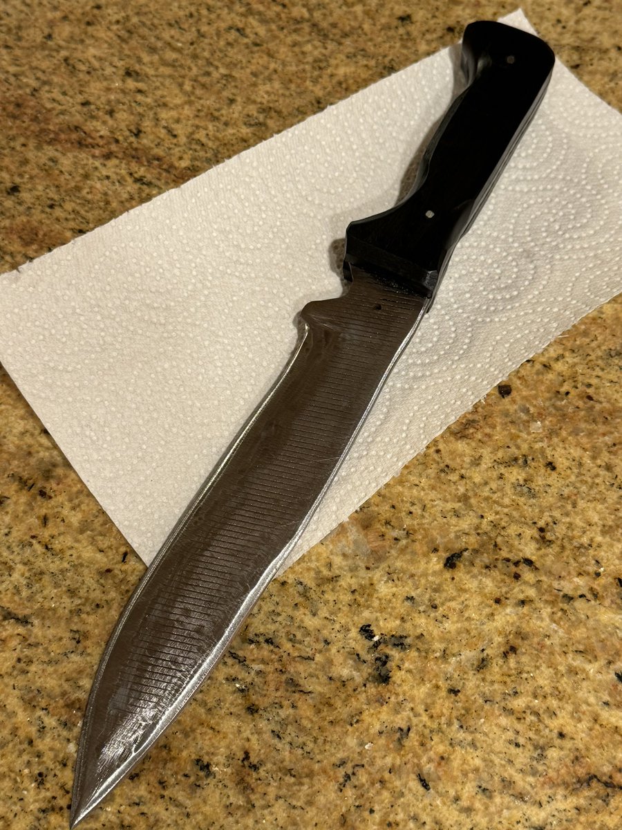 T_Rav_Bo's tweet photo. @EarthsideManuf1 Here it is with the oil rubbed in. Looks better for sure. https://t.co/CJ3VRMjtLf