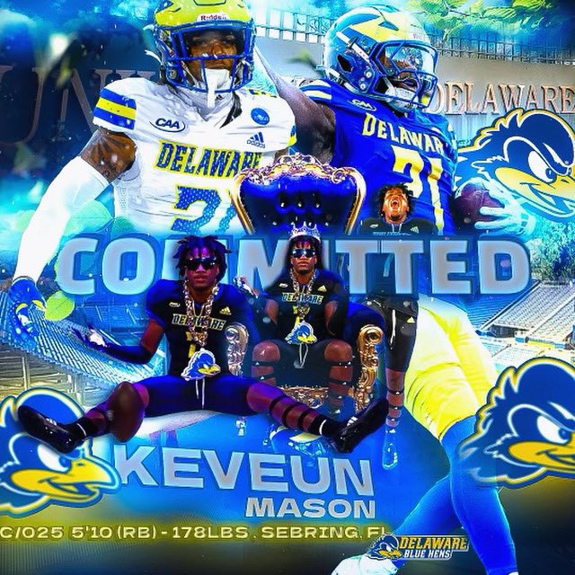 Keveun Mason (@keveunmason07) on Twitter photo Very excited to announce my commitment to the university of Delaware .I wanna thank the lord for even putting me in this position and giving me this opportunity!!! <a href="/ryancarty10/">Ryan Carty</a> <a href="/Coach_AndrewP/">Andrew Pierce</a> <a href="/polk_way/">PolkWay</a> <a href="/H2_Recruiting/">Hasani (H2) | Football Recruiting</a> <a href="/CScott39/">LaVaar Scott</a> <a href="/ltaylor0304/">Coach T</a> Very excited to announce my commitment to the university of Delaware .I wanna thank the lord for even putting me in this position and giving me this opportunity!!! <a href="/ryancarty10/">Ryan Carty</a> <a href="/Coach_AndrewP/">Andrew Pierce</a> <a href="/polk_way/">PolkWay</a> <a href="/H2_Recruiting/">Hasani (H2) | Football Recruiting</a> <a href="/CScott39/">LaVaar Scott</a> <a href="/ltaylor0304/">Coach T</a>