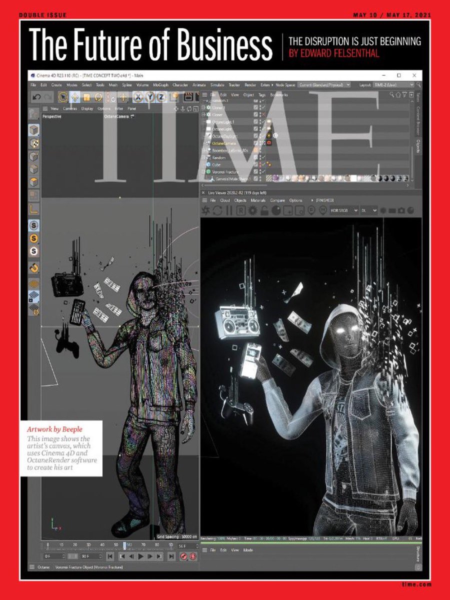 tobiasresearch's tweet photo. Did you know Octane $RENDER was on the cover of time magazine in 2021.

Source: @TIME https://t.co/svHol8NsZd