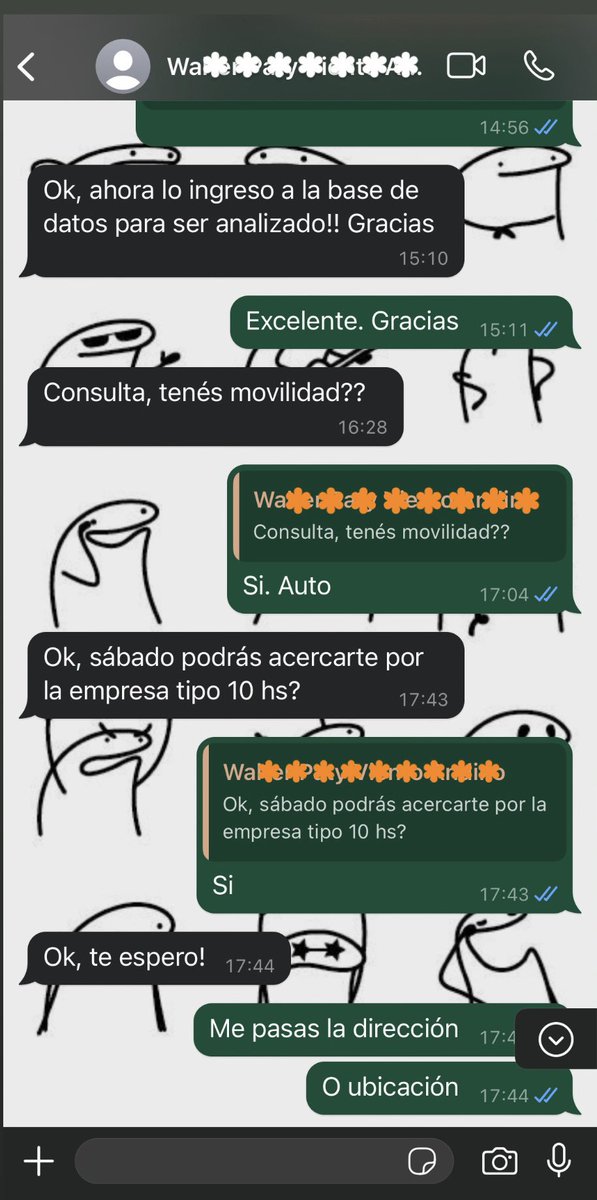 Voy a una entrevista de trabajo hoy (sábado) la oferta laboral “en negro”