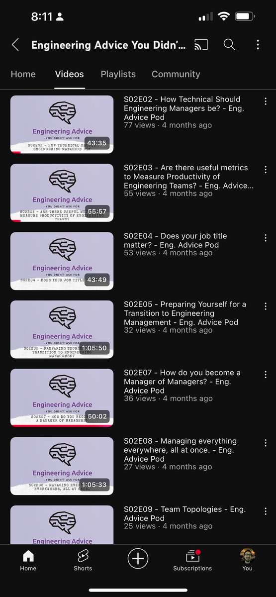 thiagoghisi's tweet photo. A bigger announcement coming up tomorrow, but for our long-time listeners of the @EngAdvicePod, we just made all season 2 paid episodes (that were available only behind a paywall on substack) and the last 4 episodes we recorded for season 3 available publicly on all platforms (YouTube, Spotify & elsewhere!)

cc/ @LBacaj @VicVijayakumar @keyurhindocha & @ramannoodlez