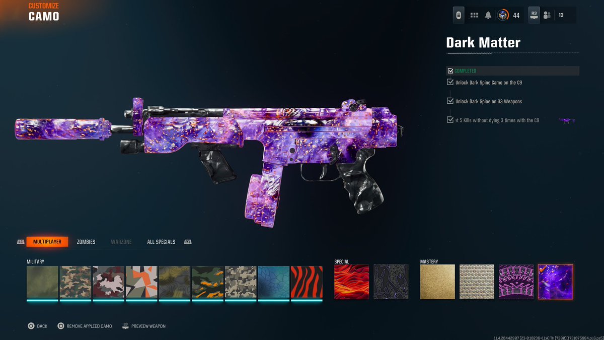 isellEBTforVC's tweet photo. Dark matter ✅ #bo6 #CallofDuty https://t.co/PaKsE7DsQv