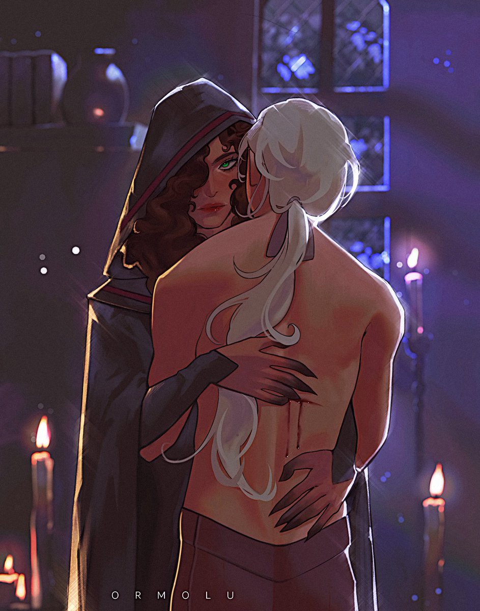 My character art by the wonderful <a href="/Ormolu_/">ormolu</a>  arrived! I should be sleeping but I can’t stop looking at it. 😻 

#amquerying