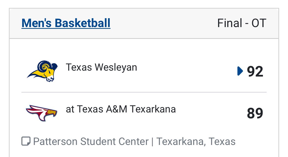 First road game, first road win! 😤

Trey Sinegal 29pts 
Richard Amaefule 16pts 15rebs
Vegas Evans 21pts 8rebs
Kris O’Neal 8pts 6ast 6rebs 4stls 

4-0 #RamsUp 🐏🏀🔥