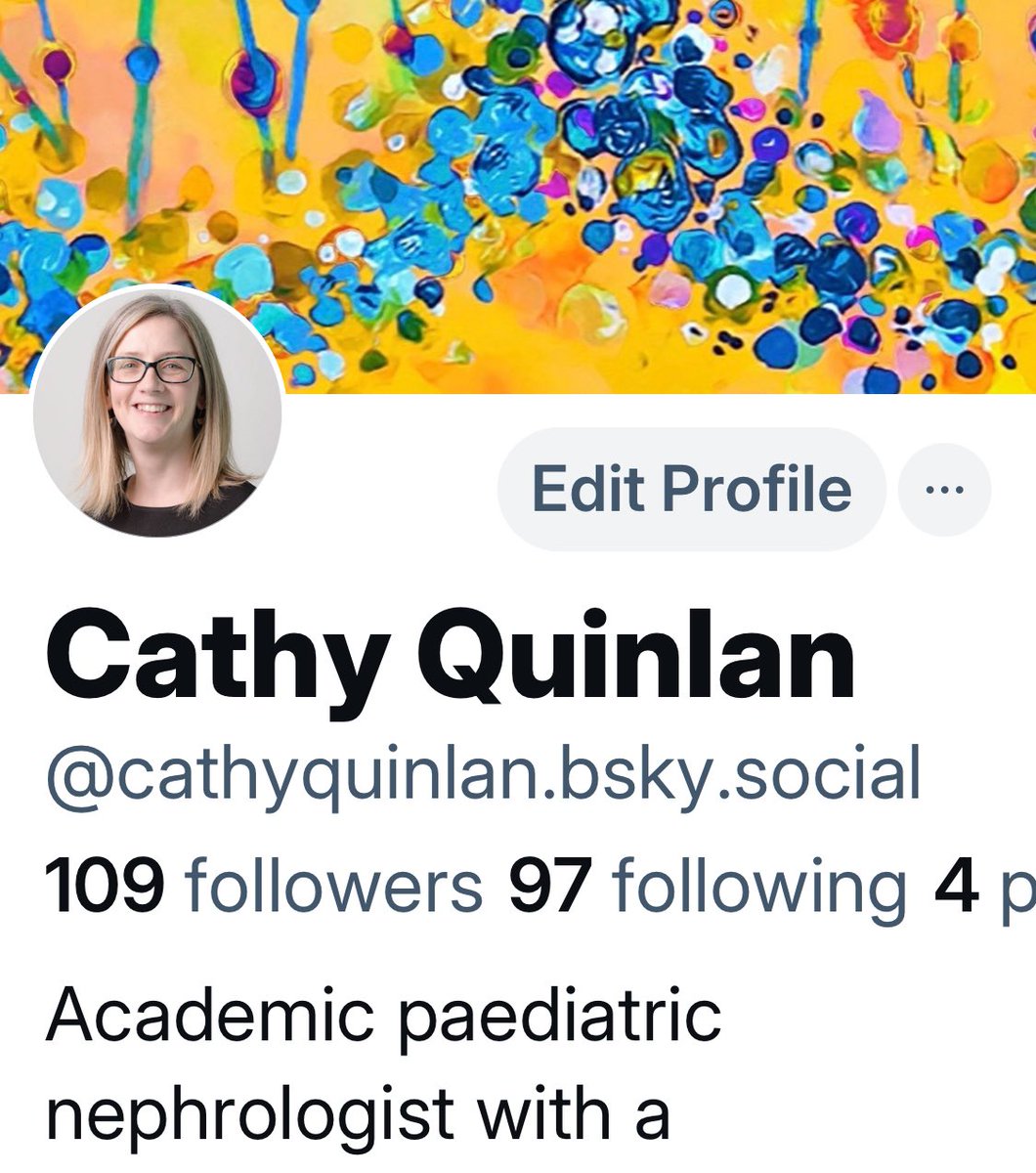 Cathy Quinlan #KidneyWk (@kidneycathy) on Twitter photo Giving #Bluesky another go, as my feed has disintegrated into US politics! 🇺🇸➡️👋 Looking forward to more conversations on kidneys🩺genetics 🧬blood pressure ❤️🩹 & all things paediatric 👶Let’s connect! I’m now <a href="/cathyquinlan/">Cathy Quinlan</a>.bsky.social #skyneph✨ Thx <a href="/hswapnil/">Swapnil Hiremath @hswapnil.medsky.social</a> #nephtwitter Giving #Bluesky another go, as my feed has disintegrated into US politics! 🇺🇸➡️👋 Looking forward to more conversations on kidneys🩺genetics 🧬blood pressure ❤️🩹 & all things paediatric 👶Let’s connect! I’m now <a href="/cathyquinlan/">Cathy Quinlan</a>.bsky.social #skyneph✨ Thx <a href="/hswapnil/">Swapnil Hiremath @hswapnil.medsky.social</a> #nephtwitter