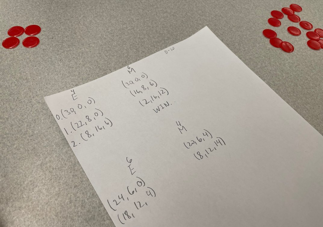 dbarman's tweet image. Today&apos;s #mathAndFood #mathiseverywhere lesson for @unc #mathCircle @MathCircleNet was very well received! 1st-3rd grade students were quite engaged with the cranberry game I invented and all our explorations. #mtbos #iteachmath #mathisfun