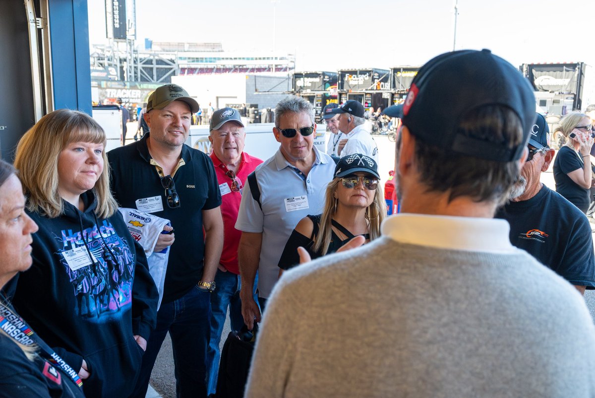 Always great to have some <a href="/TeamJJF/">Jimmie Johnson Foundation</a> VIP guests out to the track!