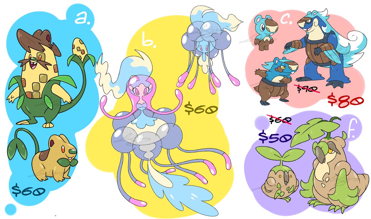 _LuisEGB's tweet image. Another sale update! New Jellyfish mermaid line available!🪼🧜‍♀️

If you&apos;re interested in purchasing any, just send me a DM!😄

Also, please share and retweet. Thank you!♥️
#fakemon #pokemon #pokemonart #art #drawing