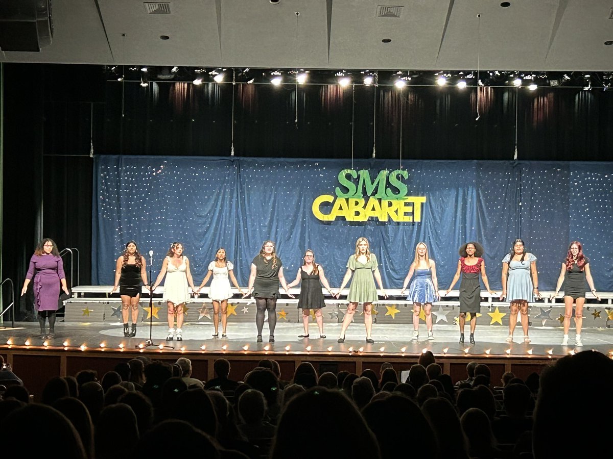 SMS Cabaret had a great first act! <a href="/sms_choirs/">SMS CHOIR</a> <a href="/SMSouthTDain/">Dr. Todd Dain</a>