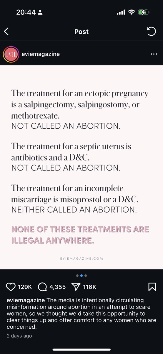 Conservative women’s mag peddling medical misinformation and some serious gaslighting. 

Ladies- get your reproductive healthcare questions answered by professionals. Not silly mags. 

This is total BS‼️