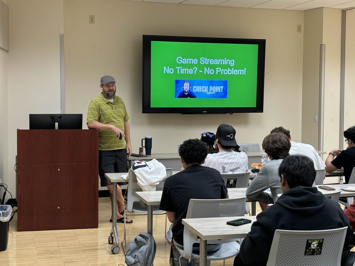 CheckpointProfessor (@checkpointprof) on Twitter photo I had a fantastic time sharing some of the insights and experiences I've gained over the years with <a href="/UNTEsports/">UNT Esports</a>  I don’t often get the chance to talk about the streaming side of my life, so this was a rare treat!
<a href="/UNTnews/">UNT News</a> #gamestreaming #twitchstreamer #eSports #youtubegaming I had a fantastic time sharing some of the insights and experiences I've gained over the years with <a href="/UNTEsports/">UNT Esports</a>  I don’t often get the chance to talk about the streaming side of my life, so this was a rare treat!
<a href="/UNTnews/">UNT News</a> #gamestreaming #twitchstreamer #eSports #youtubegaming