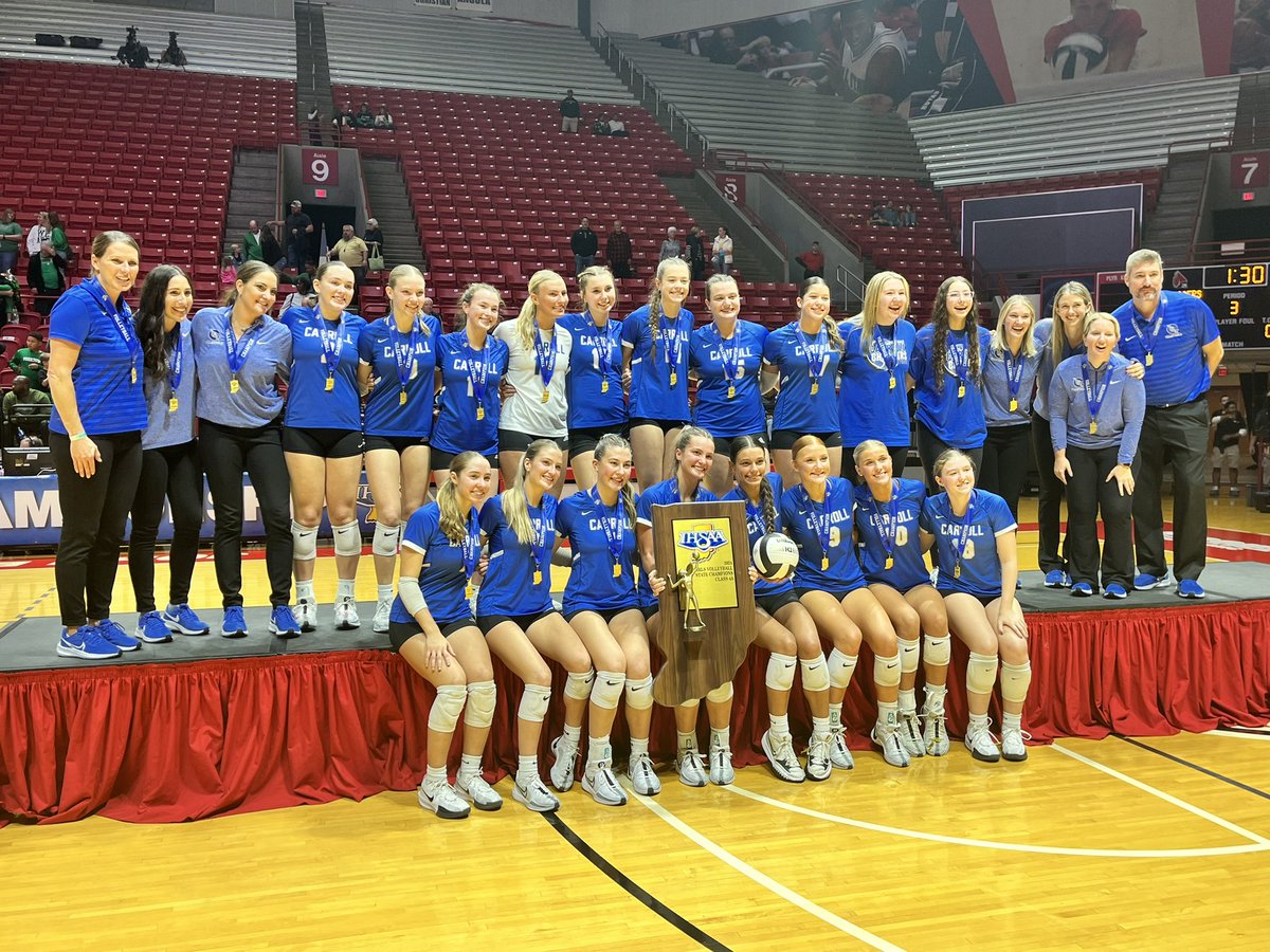 IHSAA (@ihsaa1) on Twitter photo The Carroll Chargers are the 2024 Class 4A Girls Volleyball State Champions! This is their first girls volleyball state title in school history! 🏆🏐
<a href="/carrollchargers/">Carroll Chargers</a> The Carroll Chargers are the 2024 Class 4A Girls Volleyball State Champions! This is their first girls volleyball state title in school history! 🏆🏐
<a href="/carrollchargers/">Carroll Chargers</a>