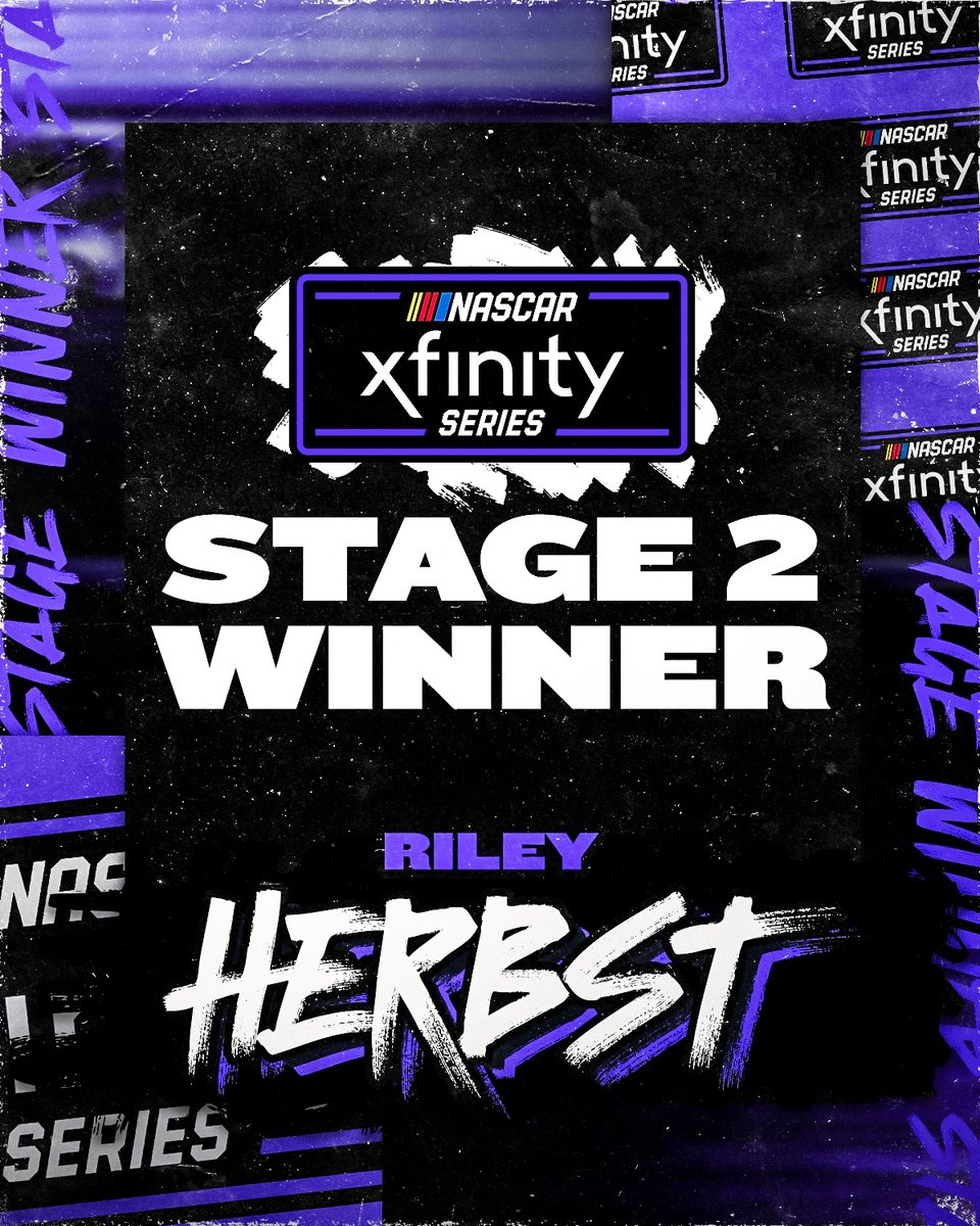 NASCAROReillyAP's tweet photo. A clean sweep for @rileyherbst!

📺: @TheCW_Sports https://t.co/86YTOE0VOd