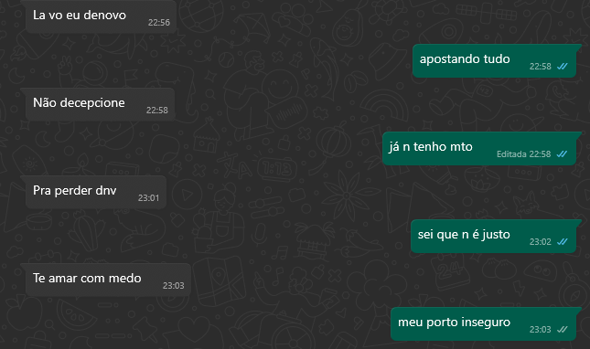 mais uma cnv com a minha amg menos <a href="/carolbiazin/">CAROL BIAZIN</a> impossivel
<a href="/mandscosplayer/">𝑀𝒶𝓃𝒹𝓈𝓏𝒾𝓃𝒽𝒶 🦋</a> <3