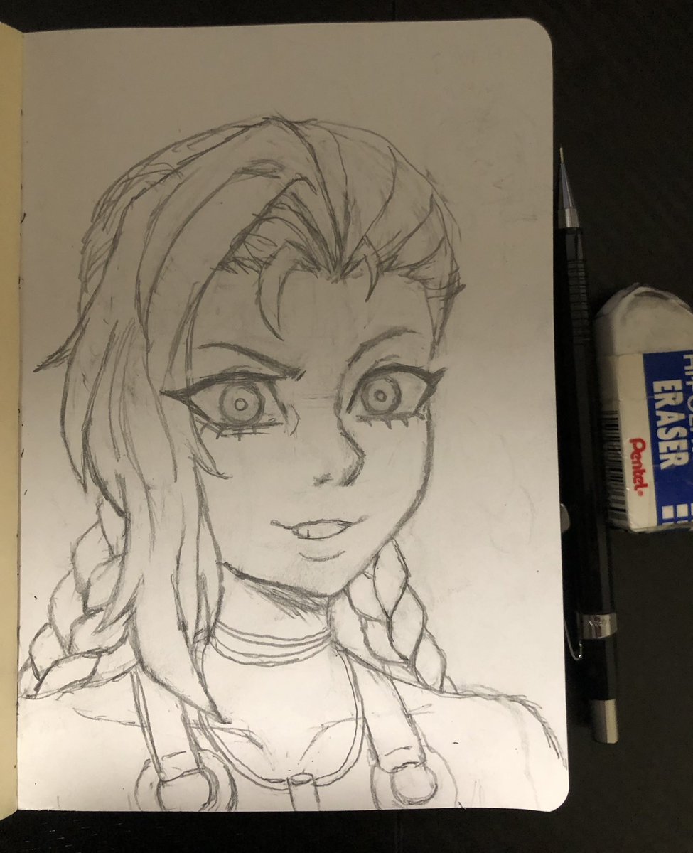 Flaydious's tweet photo. jinx sketch #Arcane https://t.co/lNkXFgHu5o