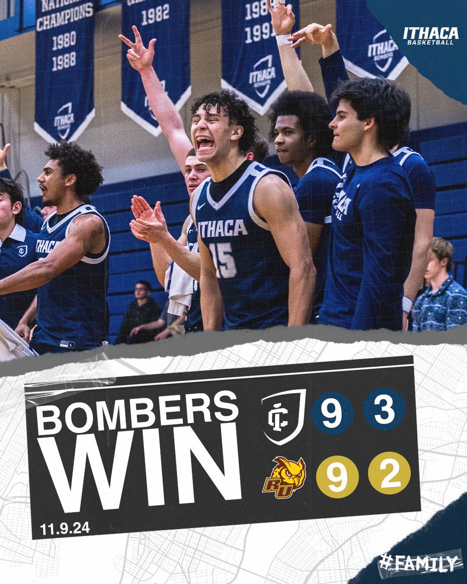 Ithaca Men's Basketball tweet media