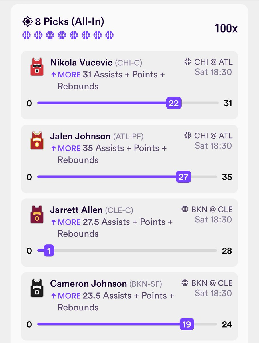 KevinBurnettSC's tweet photo. Jarrett Allen going on the band list https://t.co/IR2DxhMIUi
