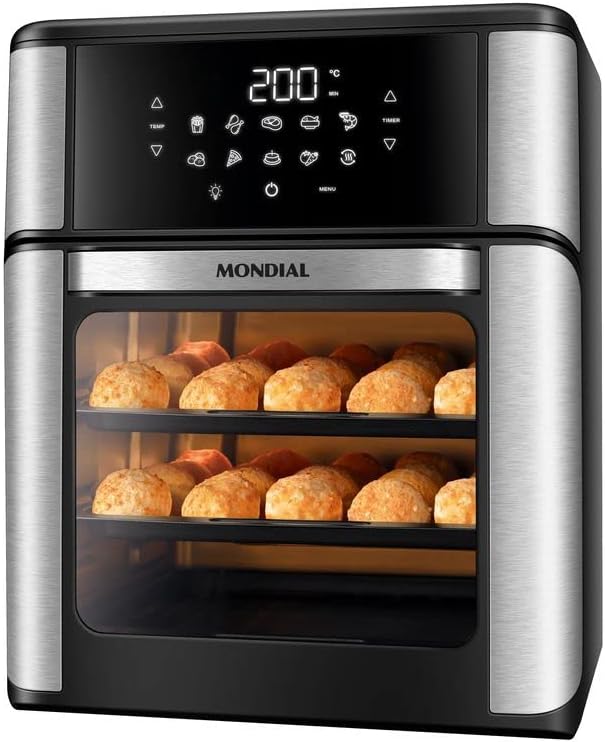 promocoesday's tweet photo. 🍟 Air Fryer Forno Mondial 12L 🍟
Fritadeira sem óleo com 12L de capacidade e 2000W de potência para refeições práticas e saudáveis. Design moderno em preto/inox, ideal para grandes receitas!
-11% R$549,90
Veja mais aqui!
https://t.co/3Wiq2bwYAi
#Mondial #AirFryer #Cozinha https://t.co/aA6KtkhjOm