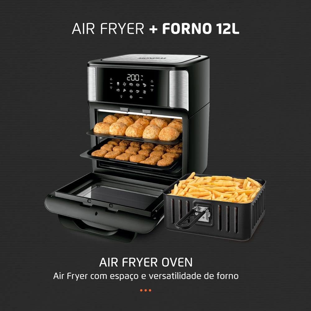 promocoesday's tweet photo. 🍟 Air Fryer Forno Mondial 12L 🍟
Fritadeira sem óleo com 12L de capacidade e 2000W de potência para refeições práticas e saudáveis. Design moderno em preto/inox, ideal para grandes receitas!
-11% R$549,90
Veja mais aqui!
https://t.co/3Wiq2bwYAi
#Mondial #AirFryer #Cozinha https://t.co/aA6KtkhjOm