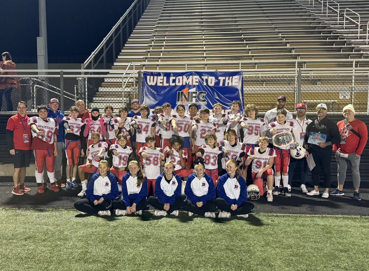 Congratulations to 7th Grade Red for winning the 2024 INFC Postseason Tournament!

#BixbySpartans | #Undeniable