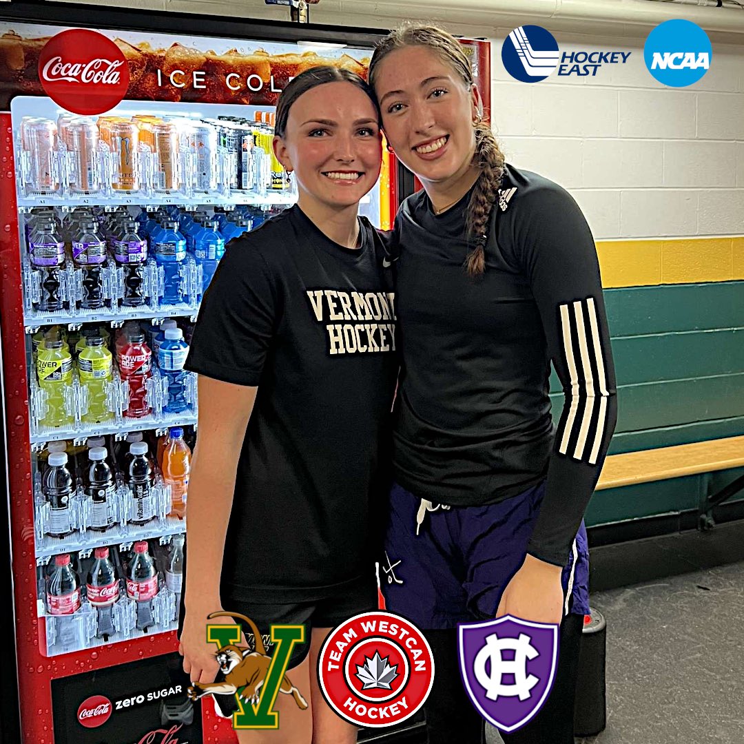 Great to see a couple of our OG 2024 grads battling it out in Hockey East action today! Great work <a href="/myajamilawrence/">Mya Lawrence</a> and Hannah Deck. Couldn’t be more proud of you.