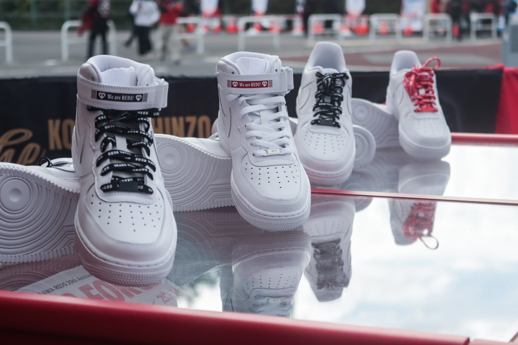 Nike Air Force 1 浦和レッズ We are REDS! 当選品 NIKE FOOTBALL × URAWA REDS 20th Anniversary 限定デザイン