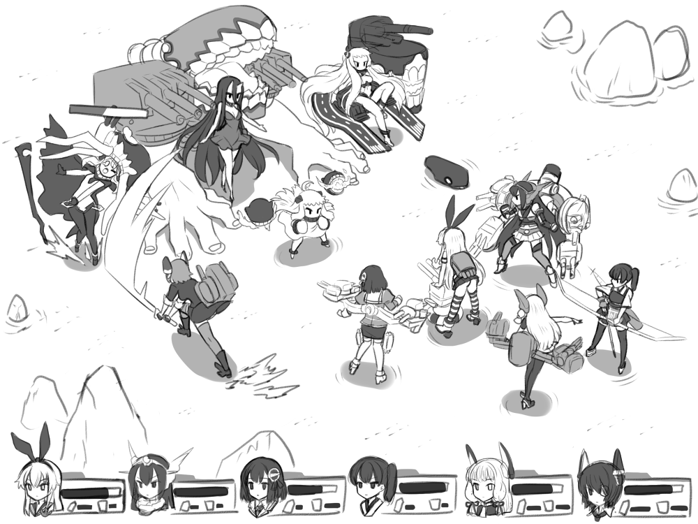 艦これ改はこういうのが良かったという妄想絵。 