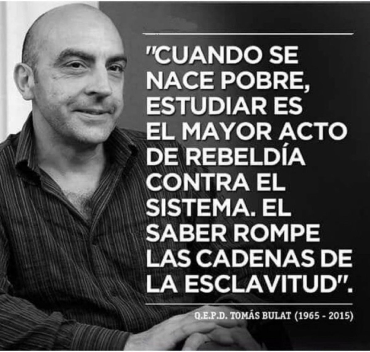 #BuenDomingo Un adelantado Tomás Bulat. Qué Dios lo tenga en la gloria.
