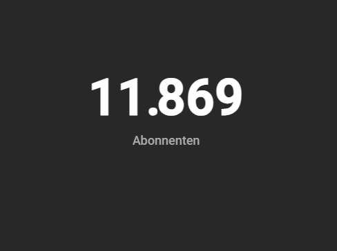 o7 mein neuer Top 1 Kanal :) in unter nem monat von 600 Subs auf ü 11K