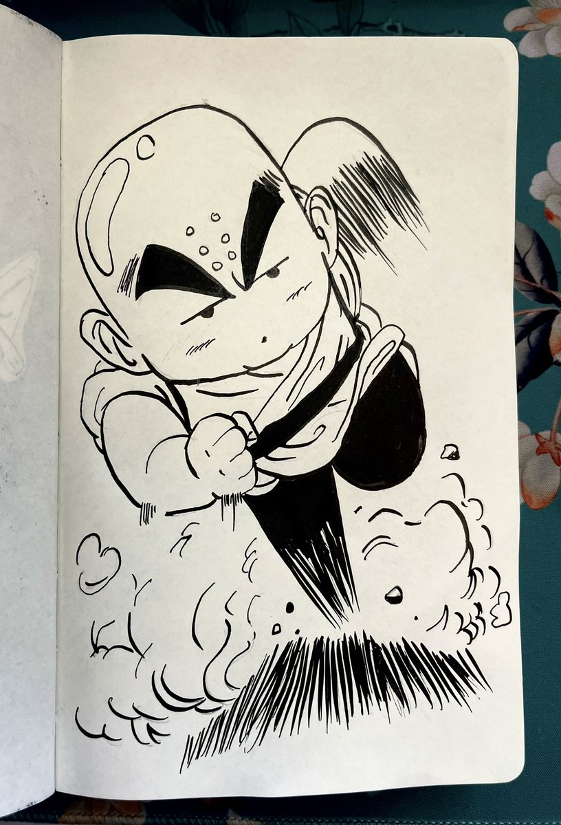 HarrisonCBerger's tweet photo. I never liked Krillin, I always thought he was mean and jelous of Goku, but in DBZ he grew on me.And Krillin being the strongest earthing made it seem possible that even though you’re different you can still acheive greatness!

#art #draw #manga #anime #ink #dragonball #krillin https://t.co/PHdNFcpaKi