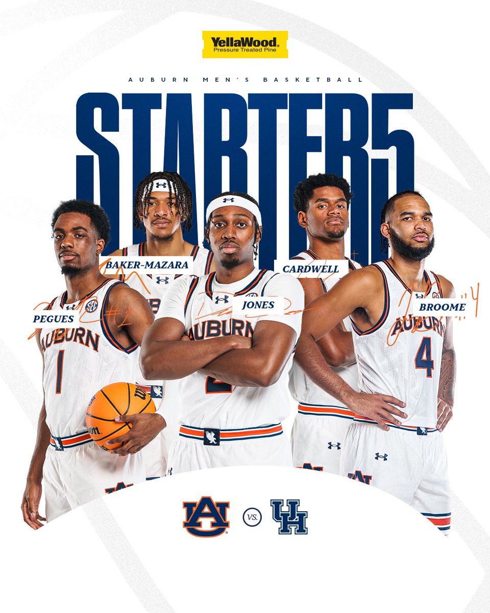 Tonight's🖐️‼️ #WarEagle | @yellawood