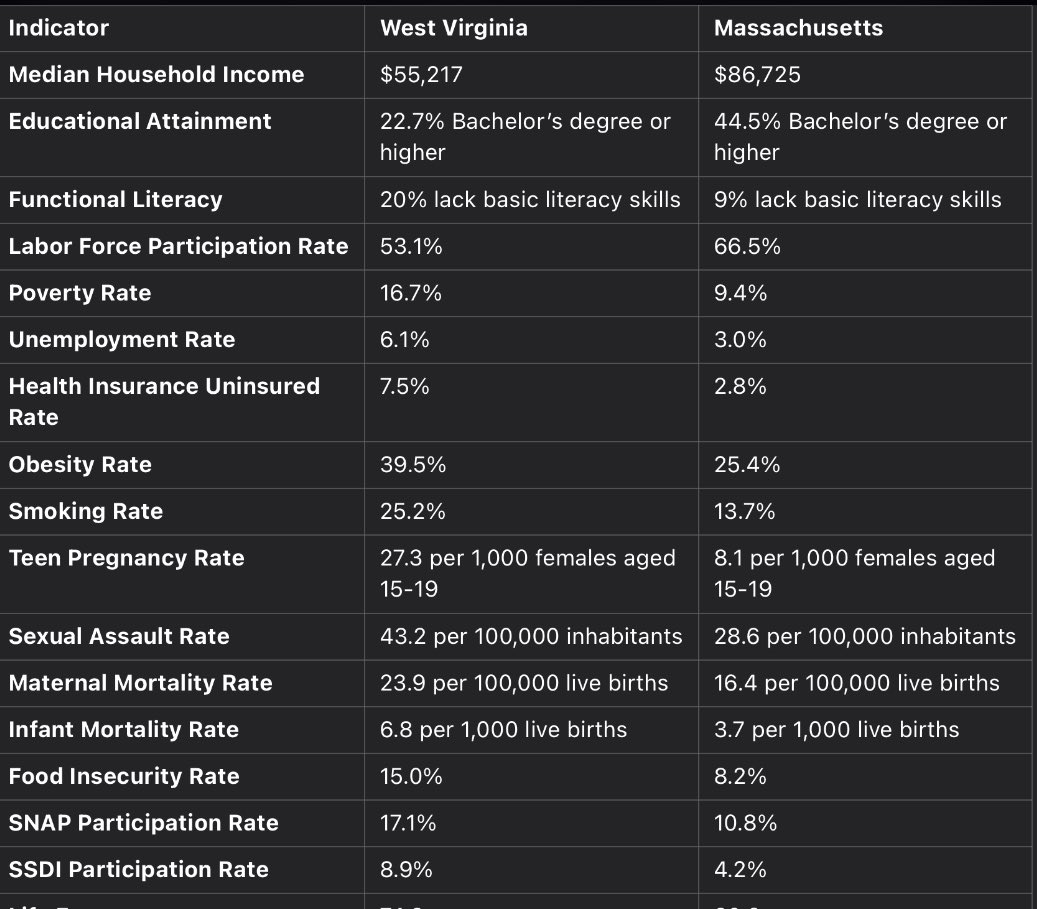 The Paradox of West Virginia’s 2024 Voting Patterns

In the 2024 election, West Virginia delivered the second-highest share of votes for President-elect Donald Trump, a candidate known for advocating austerity measures. 

This choice may seem counterintuitive, as West Virginia