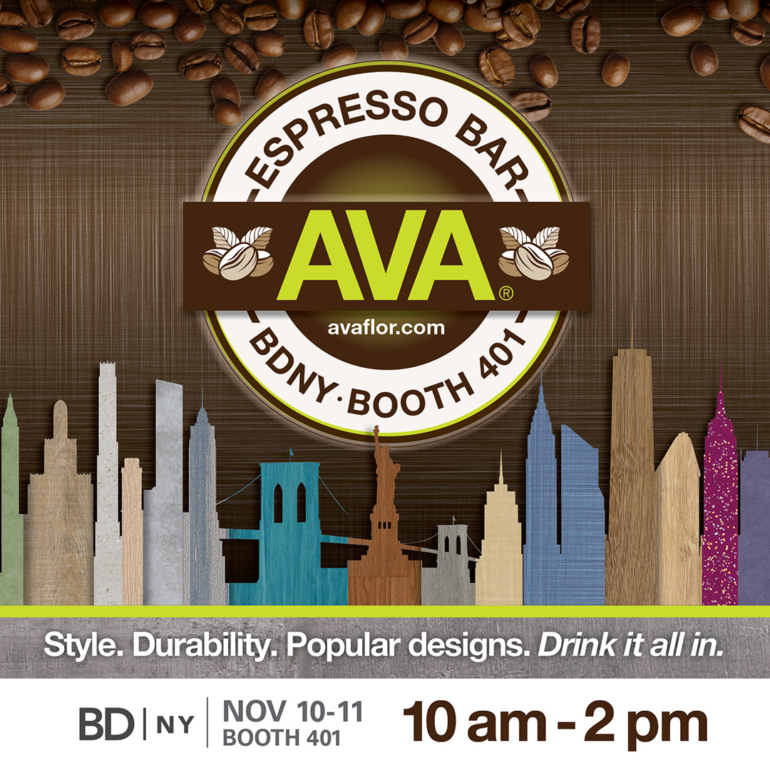 AVA (@avabynovalis) on Twitter photo Wake up and see the innovations. Join us at #BDNY2024 Booth 401 <a href="/BoutiqueDesign/">Boutique Design | BDNY</a> for an espresso and a look at our latest designs, incl SWAY, MRGE & 2TRZO. Nov. 10-11 from 10-2. We look forward to seeing you! #SpartanSurfaces #Trinitysurfaces #S2FL #D9Flooring #Modern_Surfaces Wake up and see the innovations. Join us at #BDNY2024 Booth 401 <a href="/BoutiqueDesign/">Boutique Design | BDNY</a> for an espresso and a look at our latest designs, incl SWAY, MRGE & 2TRZO. Nov. 10-11 from 10-2. We look forward to seeing you! #SpartanSurfaces #Trinitysurfaces #S2FL #D9Flooring #Modern_Surfaces
