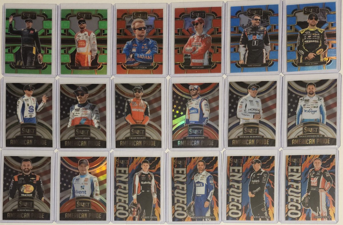 3bangerbreaks's tweet photo. #Hits from the 2024 #Select #Racing #Hobby #Box #Break 

#TBBCrew #Nascar #TBBCrewElite #TBBDraft #Hit #JesseLove #LayneRiggs #JeffBurton #ColeCuster #Autographs #BradKeselowski #KurtBusch #Memorabilia #Cards #JoeyLogano #ChaseElliott #JimmieJohnson #TonyStewart #RustyWallace https://t.co/bf9zmVQtNj