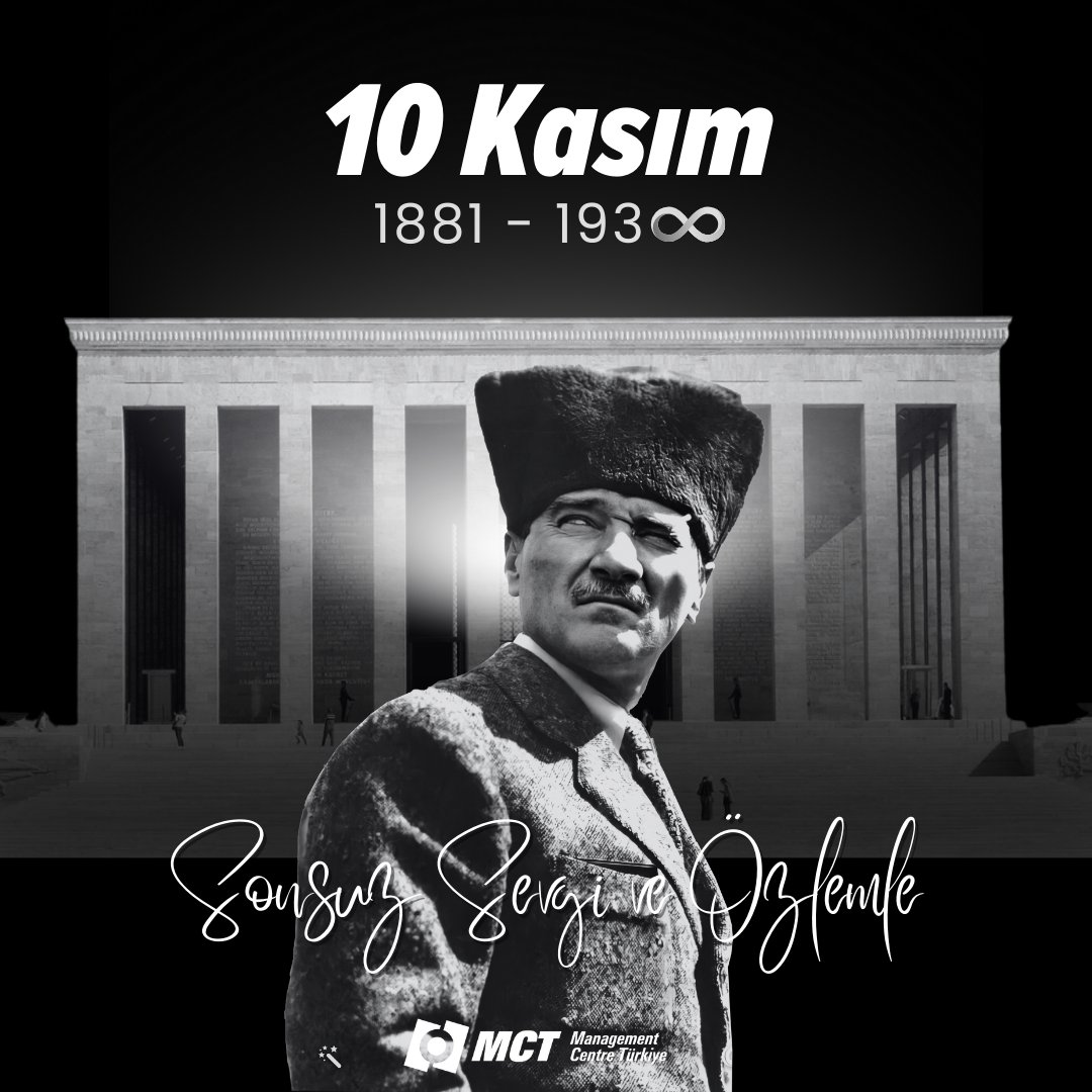 Açtığın yolda, gösterdiğin hedefe durmadan yürüyoruz. Cumhuriyetimizin kurucusu Ulu Önder Atatürk'e sonsuz saygı, sevgi ve özlemle...