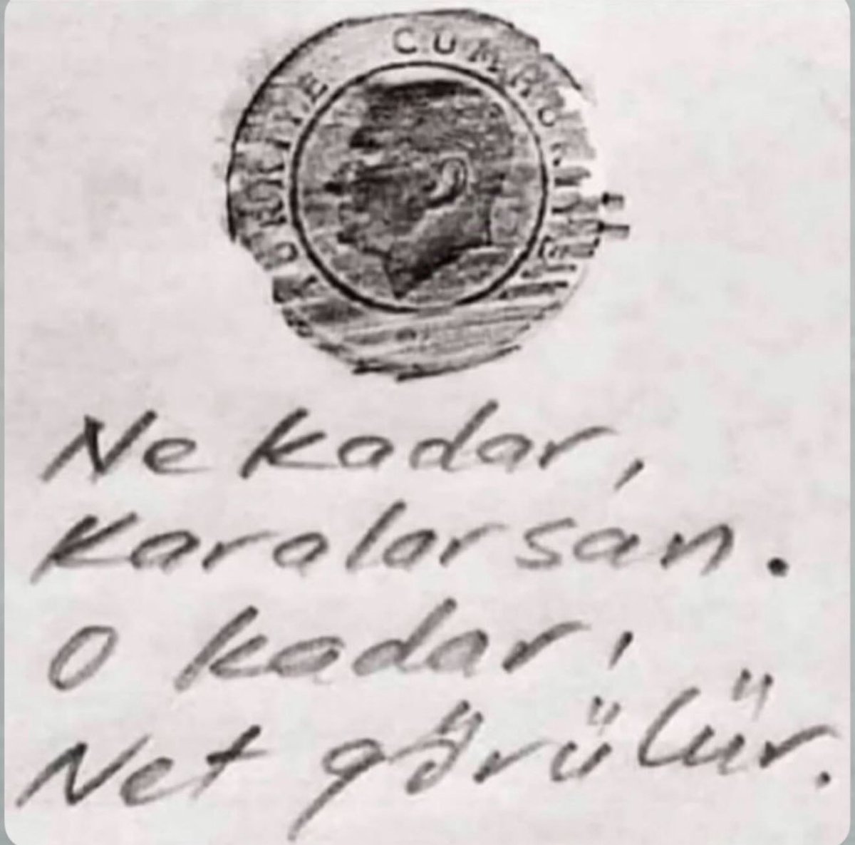 Her 10 Kasım’da yeniden doğuyor, son söz değildir, daima ön sözdür.