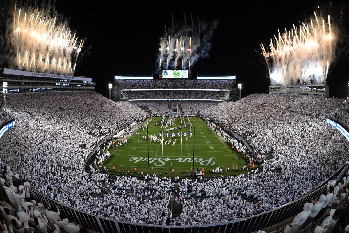 1️⃣1️⃣0️⃣, 2️⃣2️⃣3️⃣ 🤩

That marks the NINTH largest attendance in Beaver Stadium history! 

#WeArePennState