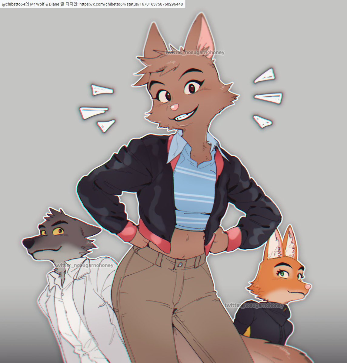 Andrina Foxington, daughter of Mayor foxington and her husband Wolf

More information below