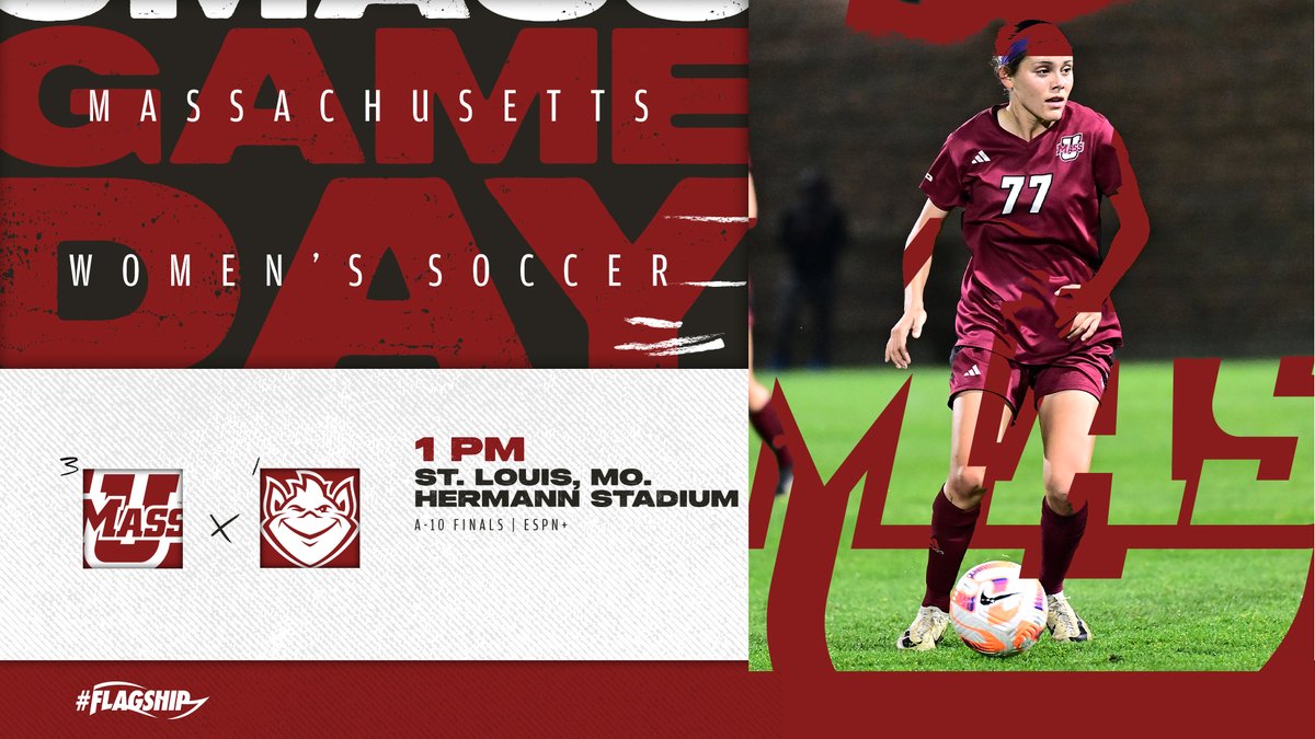 UMass Women's Soccer (@umasswsoccer) on Twitter photo ๐๐ก๐๐ฆ๐ฉ๐ข๐จ๐ง๐ฌ๐ก๐ข๐ฉ ๐๐ฎ๐ง๐๐๐ฒ
โฝ๏ธ <a href="/atlantic10/">Atlantic 10 Conference</a> Finals
๐ No. 1 Saint Louis
๐ St. Louis, Mo. | Hermann Stadium
โฐ 1 p.m.
๐บ ESPN+
๐ป tinyurl.com/5f22mhrp
๐ tinyurl.com/54ehffr3
#Flagship๐ฉ ๐๐ก๐๐ฆ๐ฉ๐ข๐จ๐ง๐ฌ๐ก๐ข๐ฉ ๐๐ฎ๐ง๐๐๐ฒ
โฝ๏ธ <a href="/atlantic10/">Atlantic 10 Conference</a> Finals
๐ No. 1 Saint Louis
๐ St. Louis, Mo. | Hermann Stadium
โฐ 1 p.m.
๐บ ESPN+
๐ป tinyurl.com/5f22mhrp
๐ tinyurl.com/54ehffr3
#Flagship๐ฉ