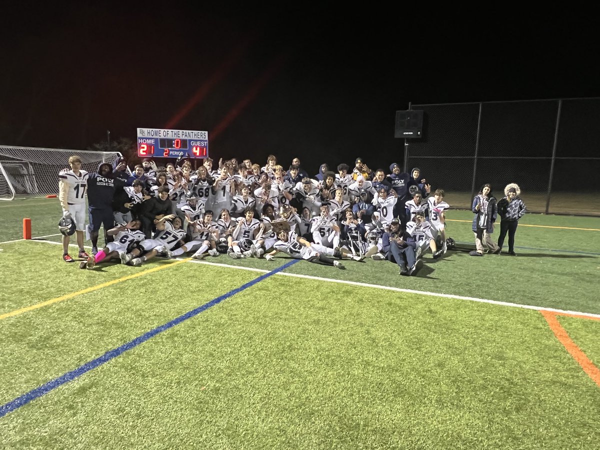 Poly Prep Football Champs!!!