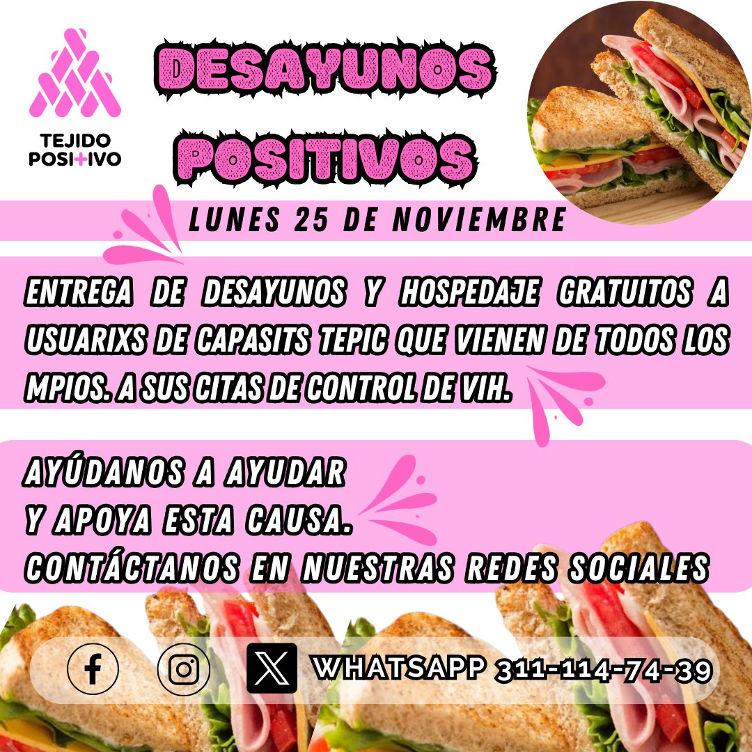 🩷🫶🏻Necesitamos lograr entregar 150 desayunos Positivos🫶🏻🩷 Échanos tu donativo y ayúdanos a ayudar a nuestros amix que vienen de todos los municipios✨️🫂 todo donativo nos ayúda muchísimo🫶🏻