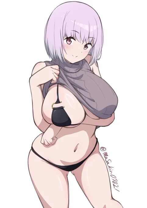 #GRIDMAN_UNIVERSE #フロリダビキニセーター姿の新条アカネちゃん 