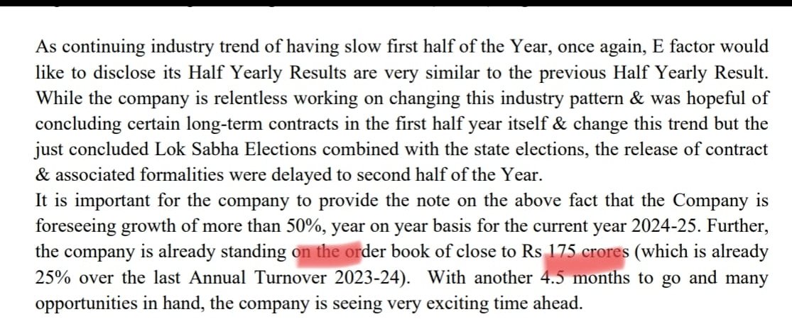 nid_rockz's tweet image. E-Factor Experiences
#EFactor

H1FY25 wasn&apos;t great
Almost a washout first half

However, company guides to do 50% YoY growth for FY25 vs FY24

Which implies H2 will be extremely robust 

FY24 had H2 contributing 90% of overall PBT and PAT 

FY25 might replicate the same looking…