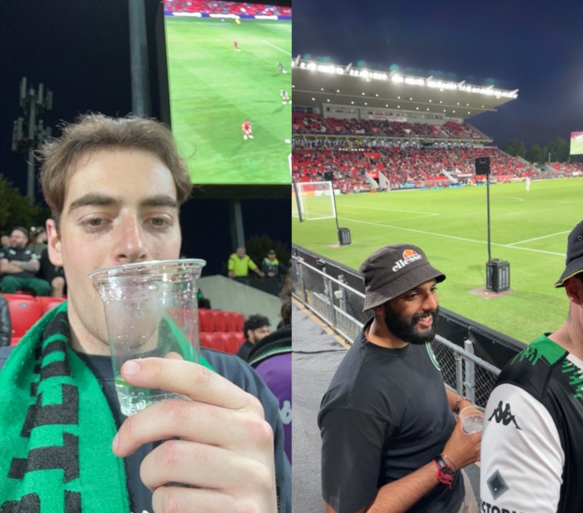 Dust settled, unreal away day but that refereeing was like… really awful.

Ibusuki was being grabbed all day and it was just continually waved off by Daniel Elder, and the non penalty decision was absolutely mind boggling live and even more now on replay.

Right in front of me😵‍💫