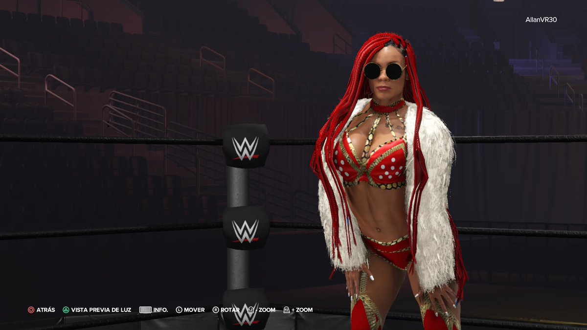aaronvr40_'s tweet image. THE VIBE 🎤
B-Fab ( @TheVibeBri ) Red Live Event gear is now in #WWE2K24 CC &amp;lt;3
Hashtags:
#BFab
#TheStreetProfits
#MichinMiaYim